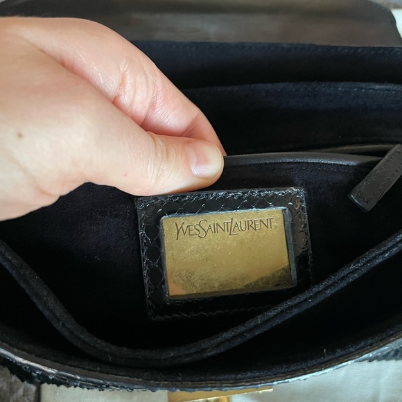 Python YSL vintage Yves Saint Laurent bag authentic - Picture 11 of 11